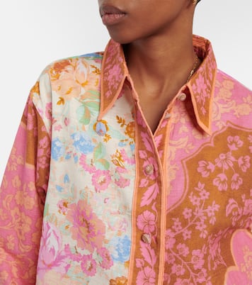 Camicia Raie in cotone con stampa | Zimmermann