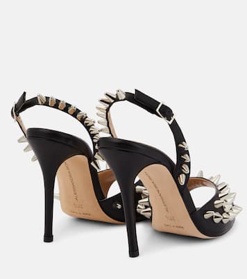 Sandales en cuir à ornements | Alessandra Rich