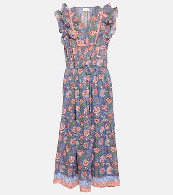 Rosalina cotton midi dress | Velvet