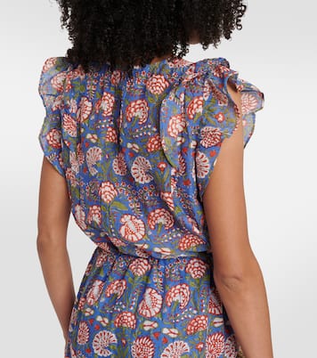 Rosalina cotton midi dress | Velvet