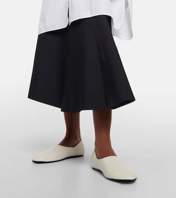 Ballerinas aus Leder | Jil Sander