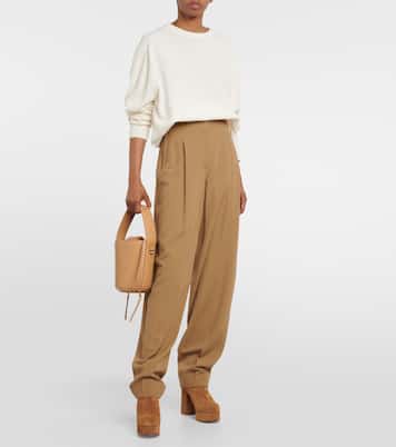 Lyna suede platform ankle boots | See By Chloé