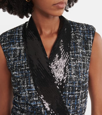 Jacques embellished tweed minidress | Rebecca Vallance