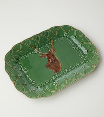 Servierplatte Woods Deer | Bordallo Pinheiro