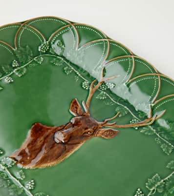 Servierplatte Woods Deer | Bordallo Pinheiro