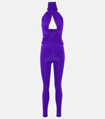 Mono de jersey con cuello halter | Magda Butrym