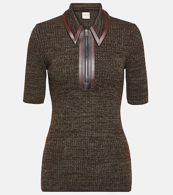 Polo de lana con piel | Tod's