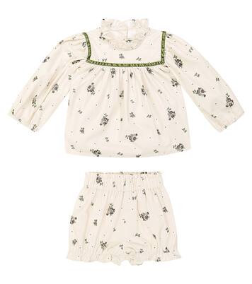 Bébé – Ensemble blouse et short Ayame en coton | C'era Una Volta