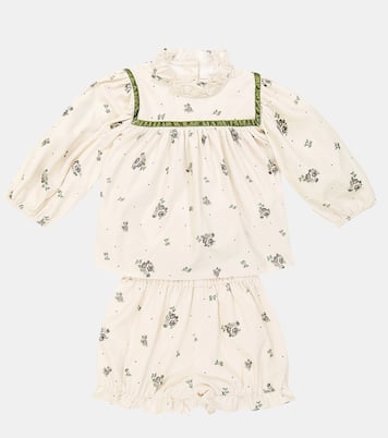 Bébé – Ensemble blouse et short Ayame en coton | C'era Una Volta
