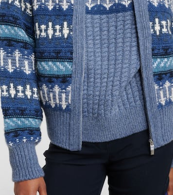 Bomber Holiday Noel in cashmere | Loro Piana