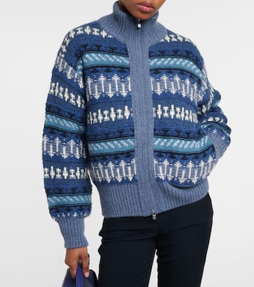 Bomber Holiday Noel in cashmere | Loro Piana