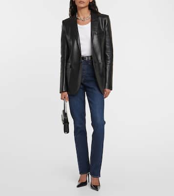 Freya high-rise slim jeans | Agolde