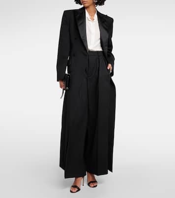 Weite Hose aus Schurwolle | Wardrobe.NYC