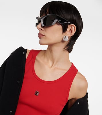 Giv Cut embellished cat-eye sunglasses | Givenchy