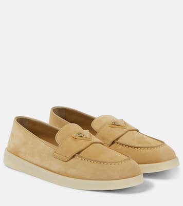 Mocassini Saint Tropez in suede | Prada