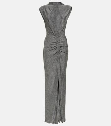 Apollo metallic jersey maxi dress | Diane von Furstenberg