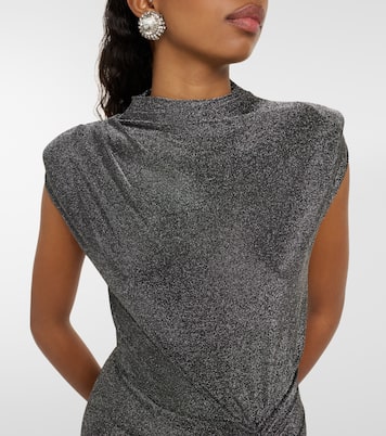 Apollo metallic jersey maxi dress | Diane von Furstenberg
