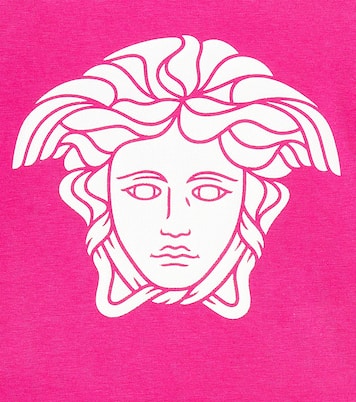 Bébé – T-shirt en coton à logo | Versace Kids