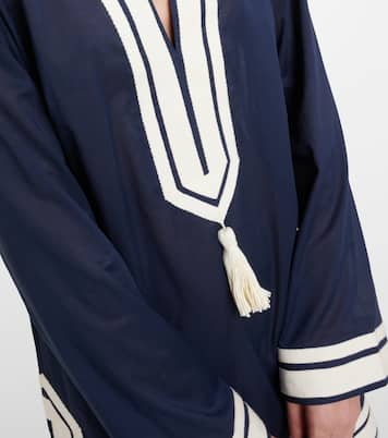 Túnica de algodón con borlas | Tory Burch
