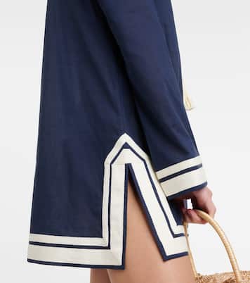Túnica de algodón con borlas | Tory Burch