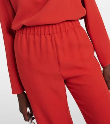 Pantaloni a gamba larga in Cady Couture | Valentino