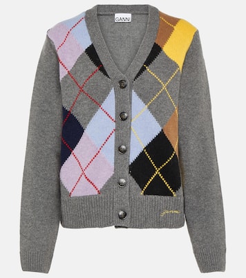 Cardigan aus einem Wollgemisch | Ganni