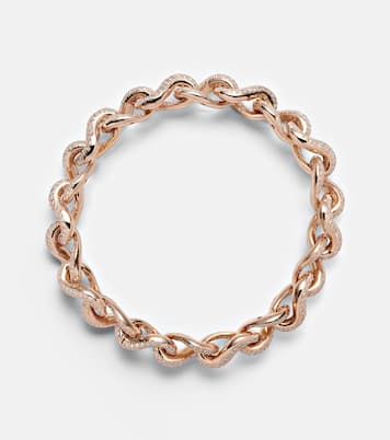 Infinity Link 18kt rose gold bracelet with diamonds | Shay Jewelry