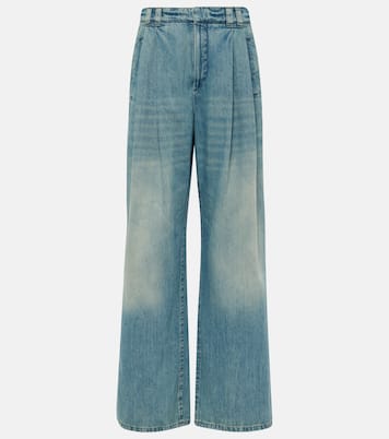 Jeans a vita alta e gamba larga | Brunello Cucinelli
