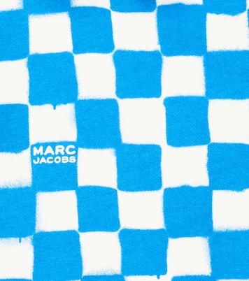 Sudadera con capucha de algodón a cuadros | Marc Jacobs Kids