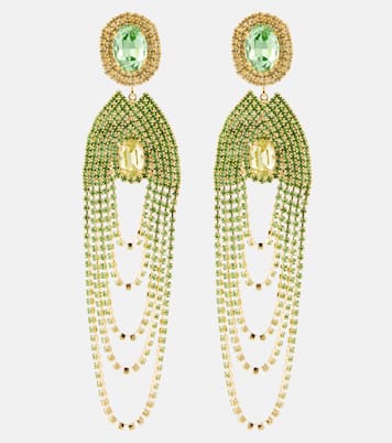 Boucles d'oreilles clip à cristaux | Magda Butrym