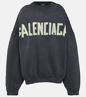 Felpa in jersey di cotone con logo | Balenciaga