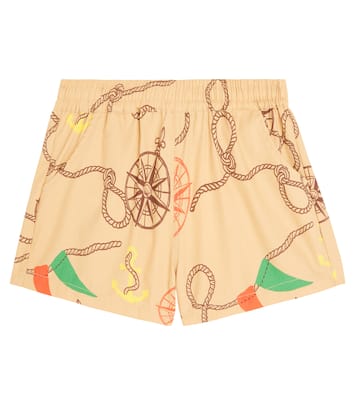 Shorts Nautical de sarga de algodón | Mini Rodini