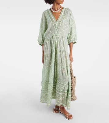 Bedruckter Kaftan aus Baumwolle | Juliet Dunn