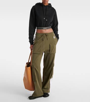 Sudadera cropped de algodón  | Loewe
