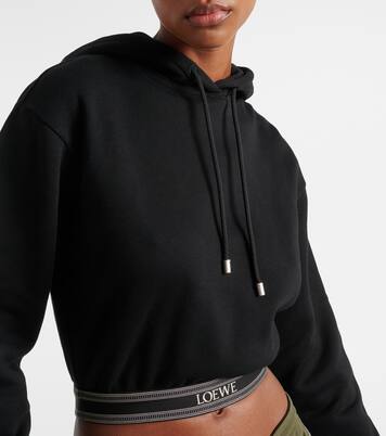 Sudadera cropped de algodón  | Loewe