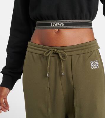 Sudadera cropped de algodón  | Loewe