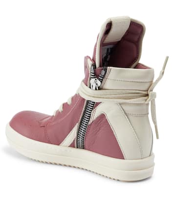 Geobasket leather sneakers | Rick Owens Kids