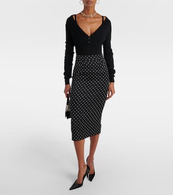 Cardigan raccourci en laine vierge | Dolce&Gabbana