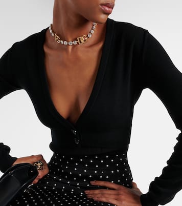 Cardigan raccourci en laine vierge | Dolce&Gabbana