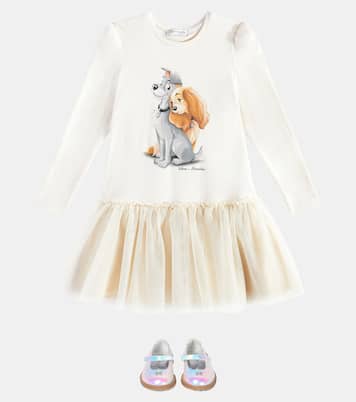 X Disney® Kleid aus einem Baumwollgemisch | Monnalisa