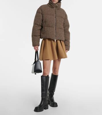 Cropped-Daunenjacke Seboune aus Bouclé | Moncler