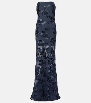 3D mesh maxi dress | Rotate