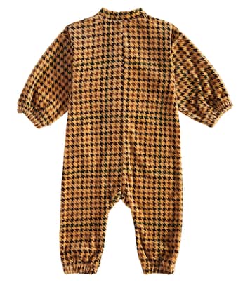 Tutina in velluto di cotone pied-de-poule | Mini Rodini