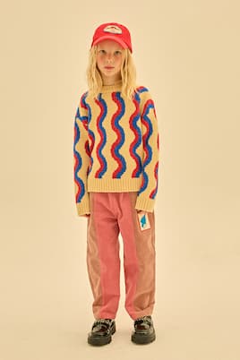 Bird colorblocked corduroy pants | Jellymallow