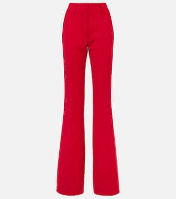 Rhein high-rise wool flared pants | Gabriela Hearst