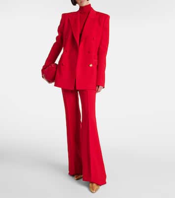 Rhein high-rise wool flared pants | Gabriela Hearst