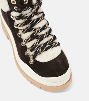 Botas con cordones Arosa de ante con borrego | Bogner