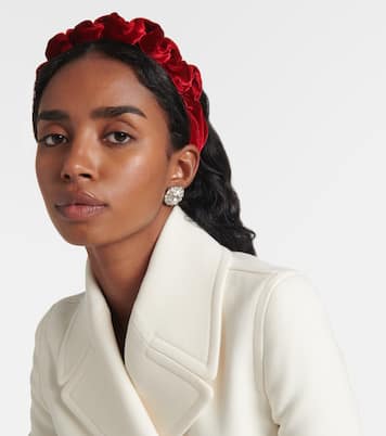 Lia velvet headband | Jennifer Behr