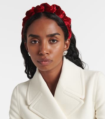 Lia velvet headband | Jennifer Behr