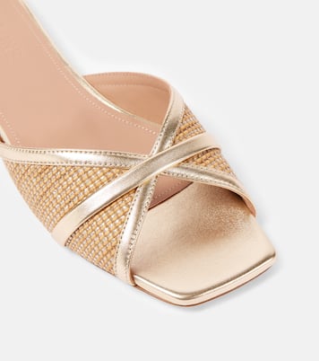 Pantoletten Perla aus Raffiabast | Malone Souliers